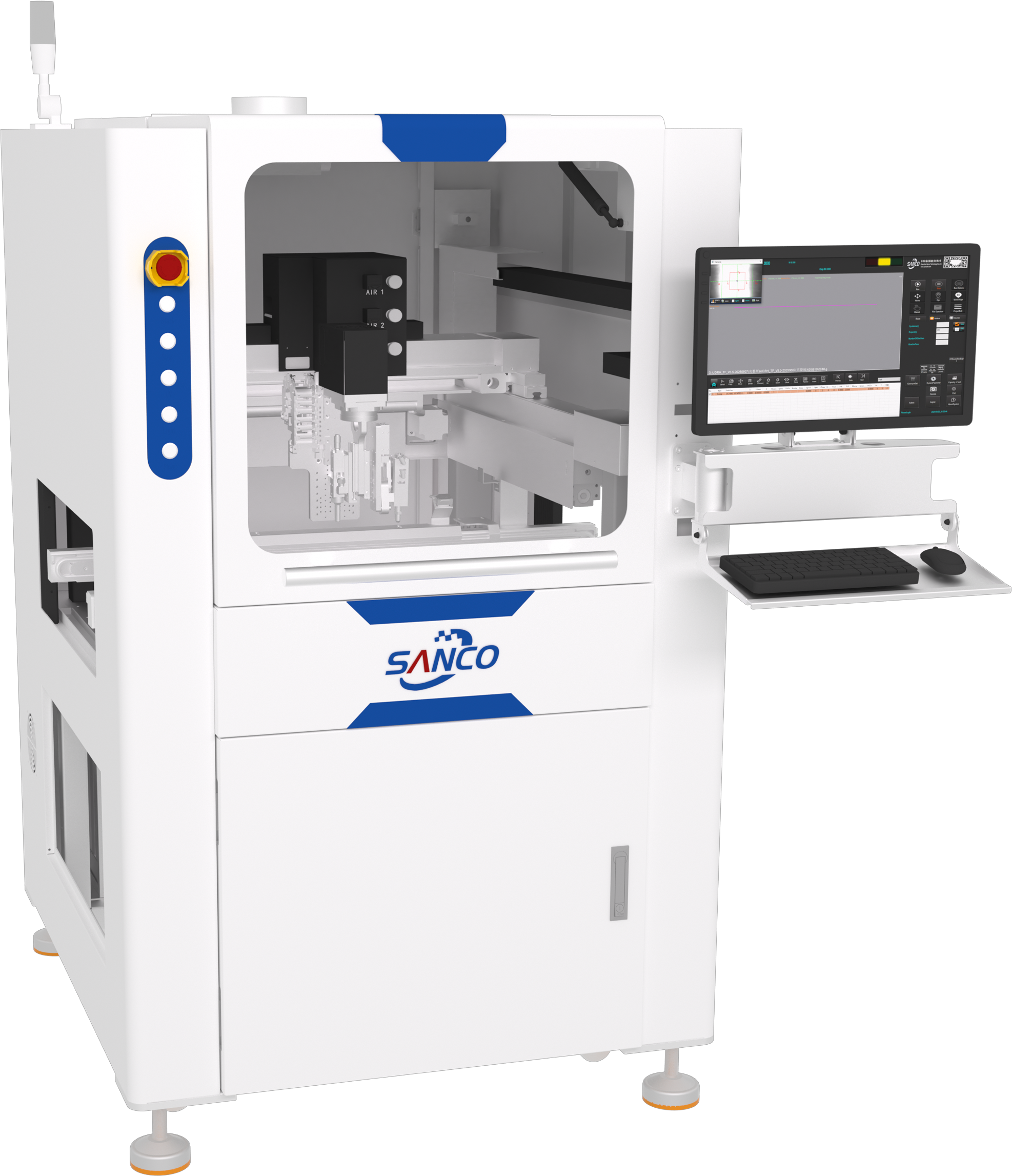 Four Axial Coating Machine