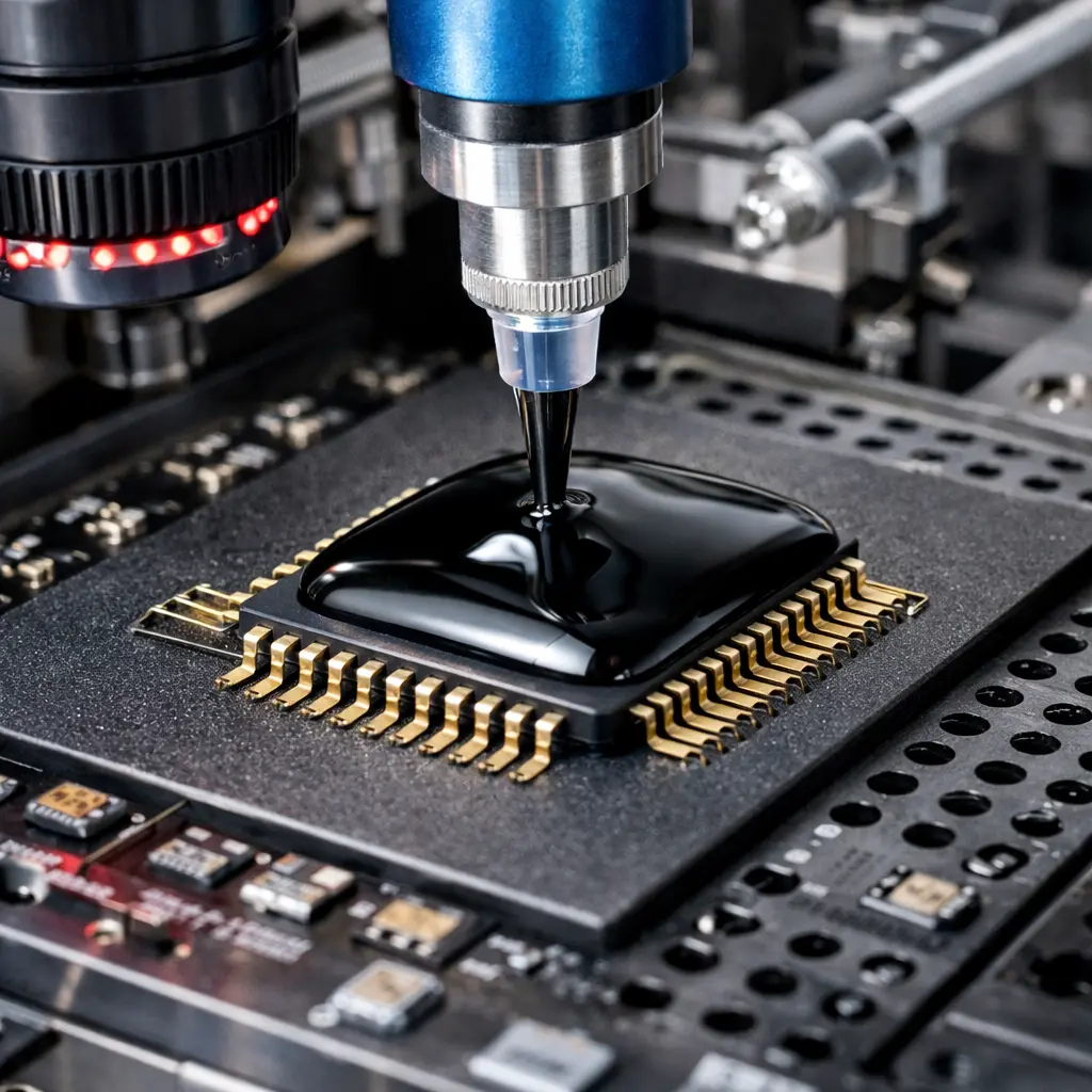 Component and Lead Encapsulation Dispensing