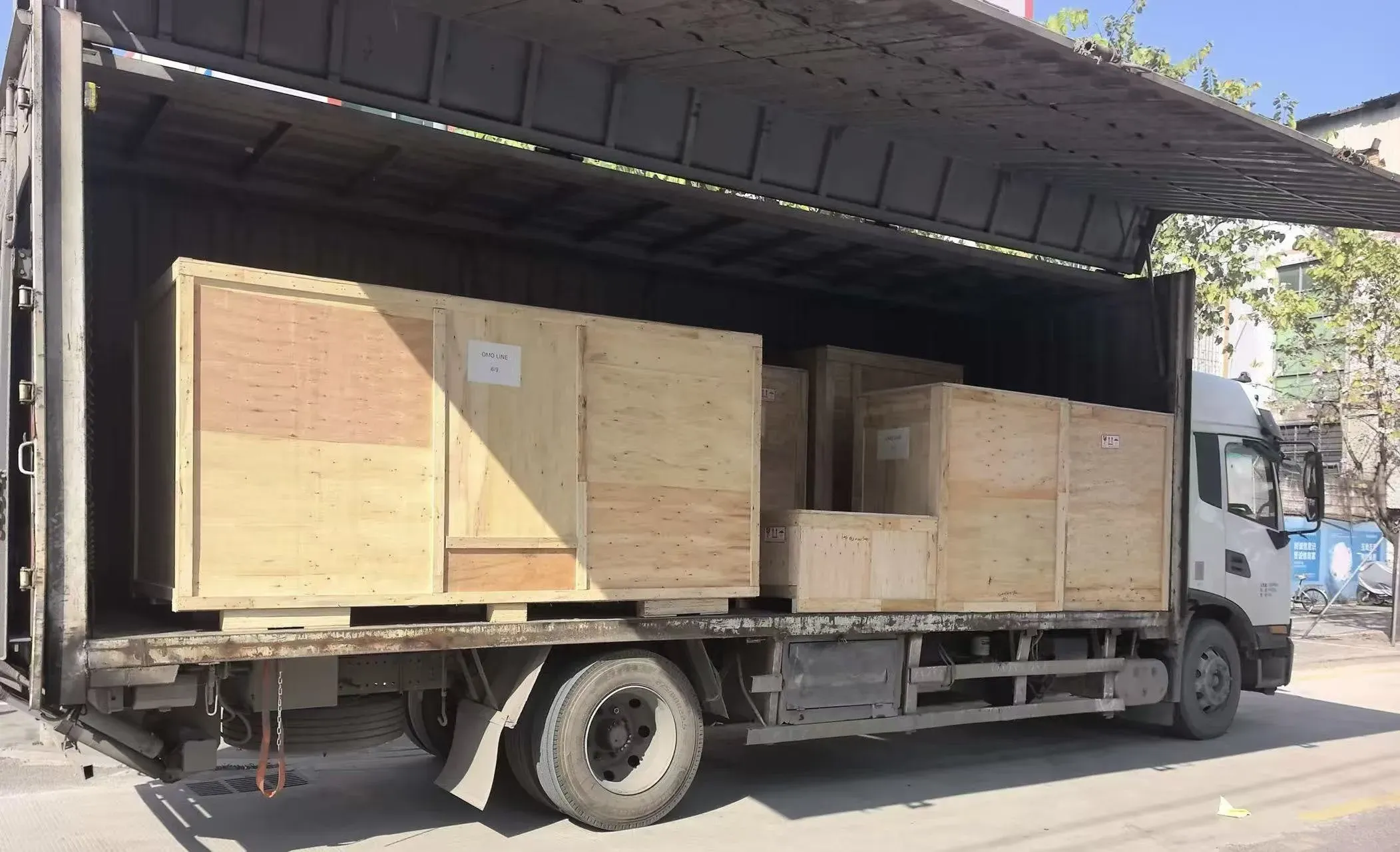 Equipment prepared for worldwide distribution