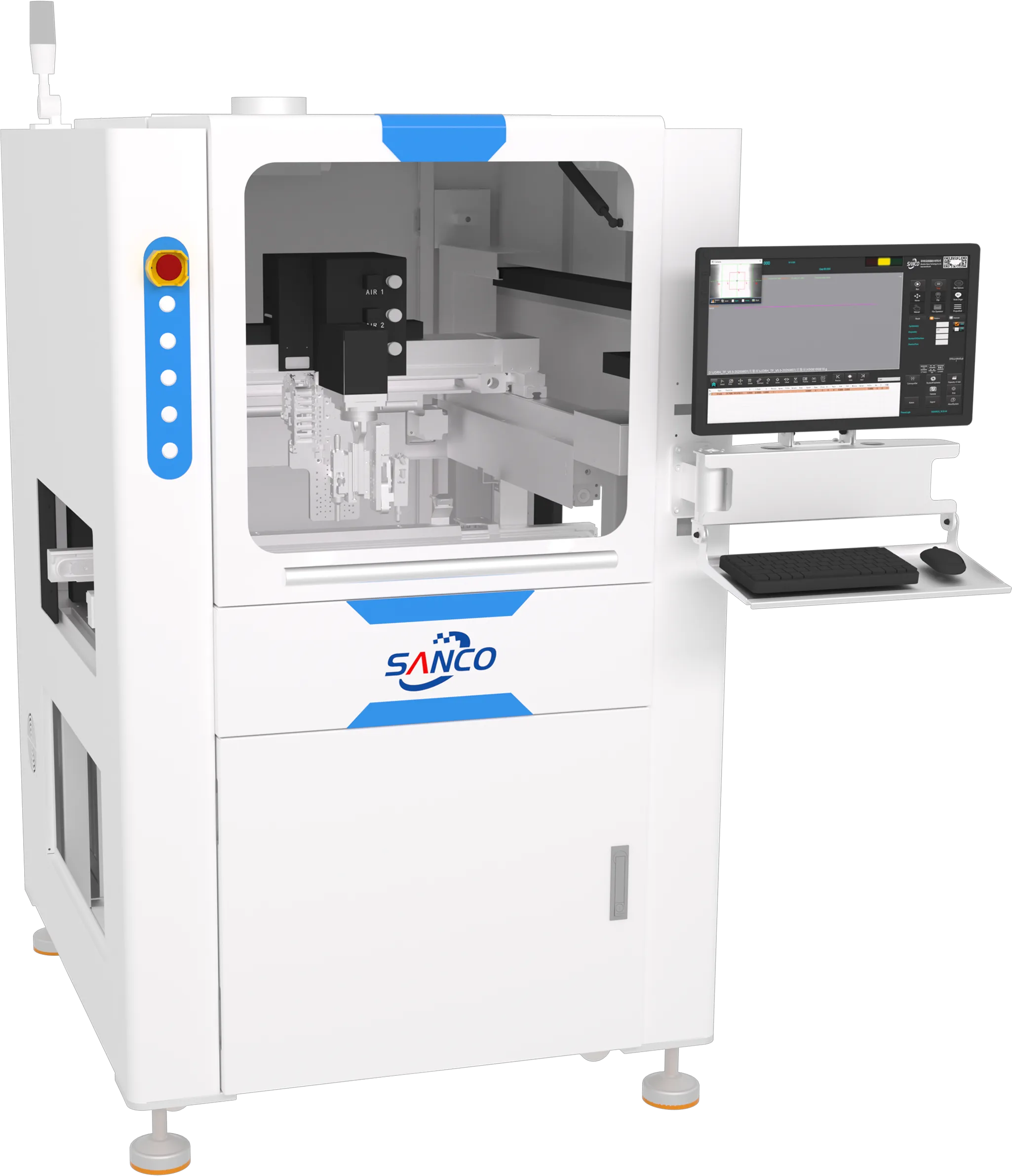 Four Axial Coating Machine - 360° Selective Conformal Coating