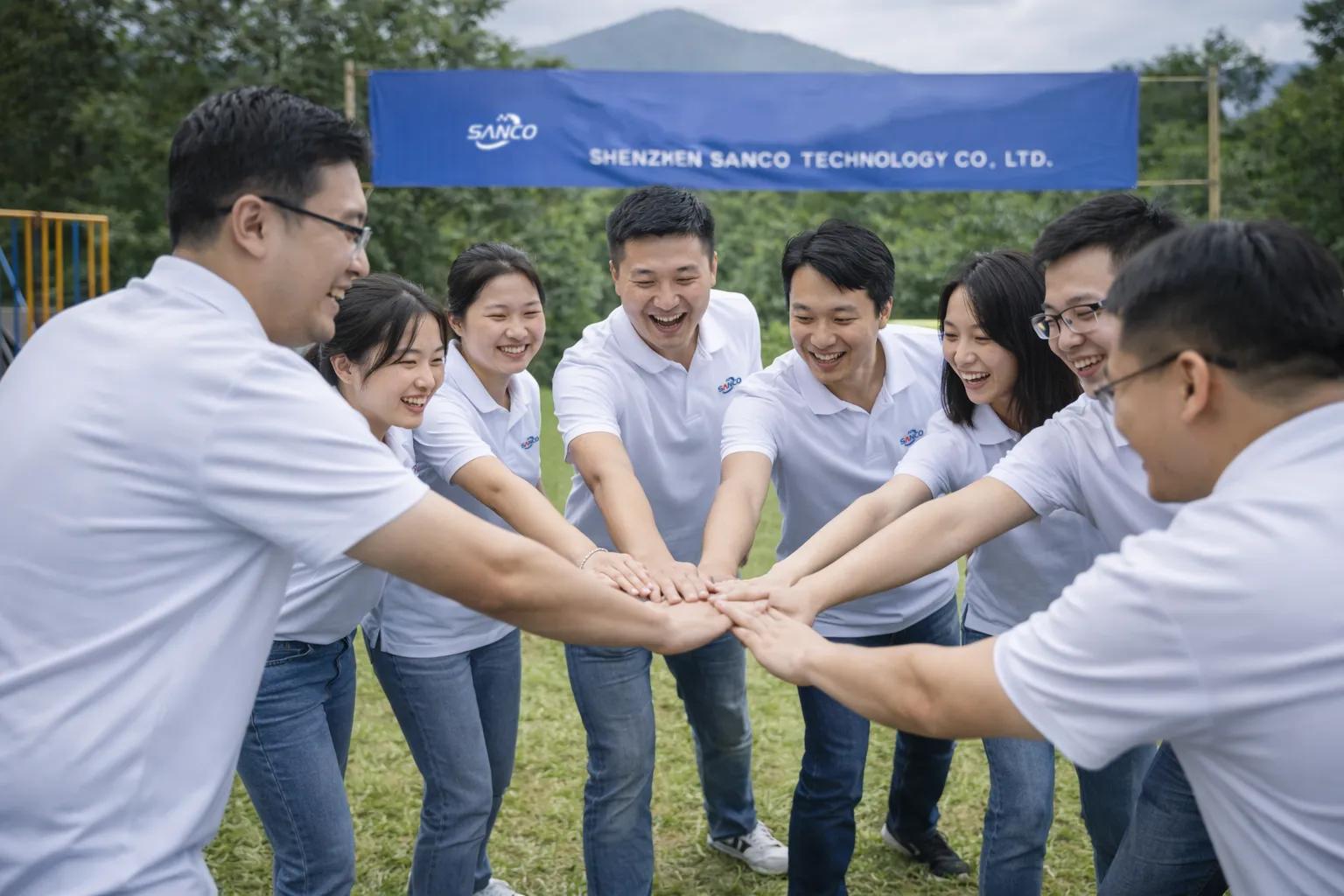 Sanco modern reception area and company headquarters