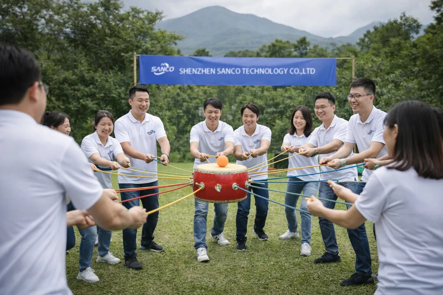 Sanco company event and team celebration