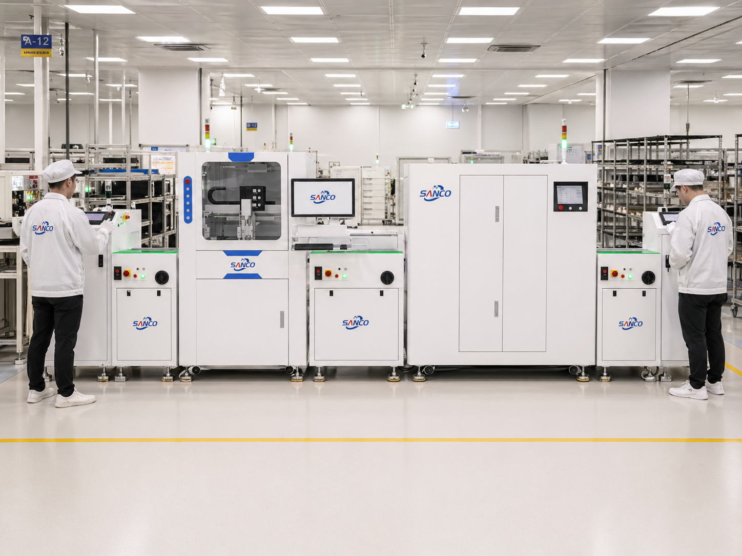 Inline coating machine application