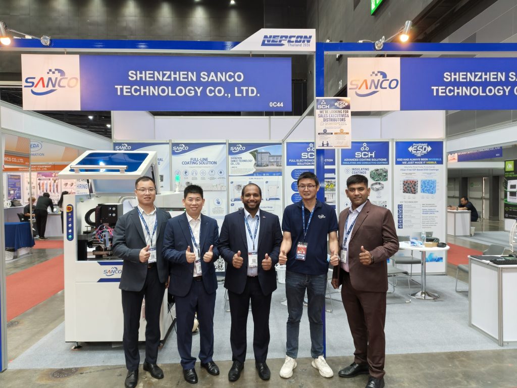 Sanco at NEPCON Thailand 2026: Four Axials Coating Machine & Inline ...